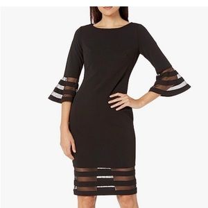 Calvin Klein Black Long Sleeve Dress